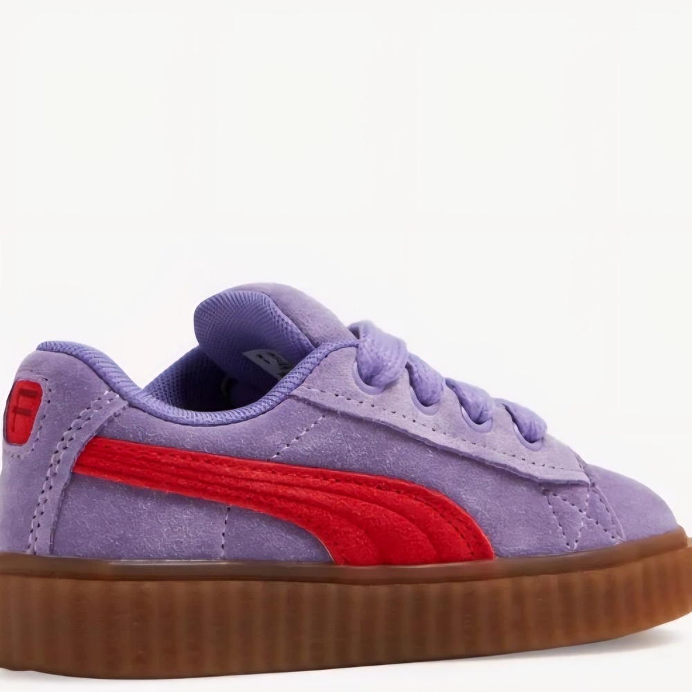 Puma X Fenty Purple and Red Sneakers